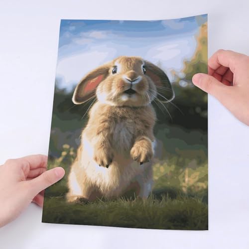 Autocollants lapin en vinyle résistant à l'eau pour PC