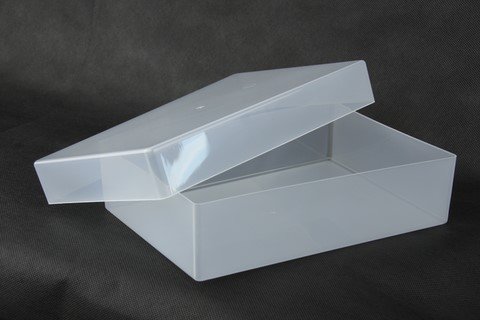 5X Plastic A5 Stationery Storage Boxes 215mm x155mm x 55mm