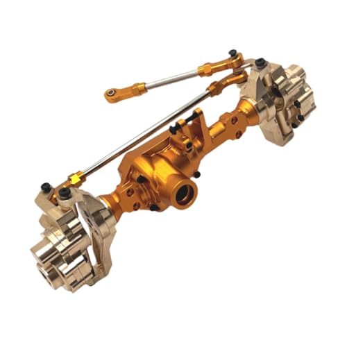 Boîtier d'essieu avant en aluminium or pour sessions tout-terrain sur WLToys 1:10
