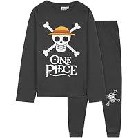 One Piece Pijama Niño Manga Larga, Conjunto 2 Piezas con