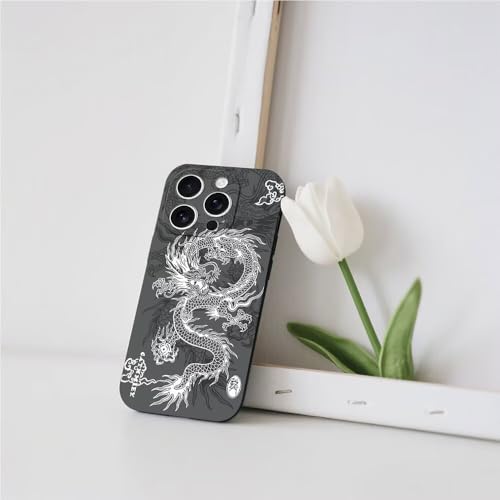 PAIXIKYZ Compatible con Google Pixel 10a Funda Suave TPU Antichoque Dibujo Dragón - imagen 2