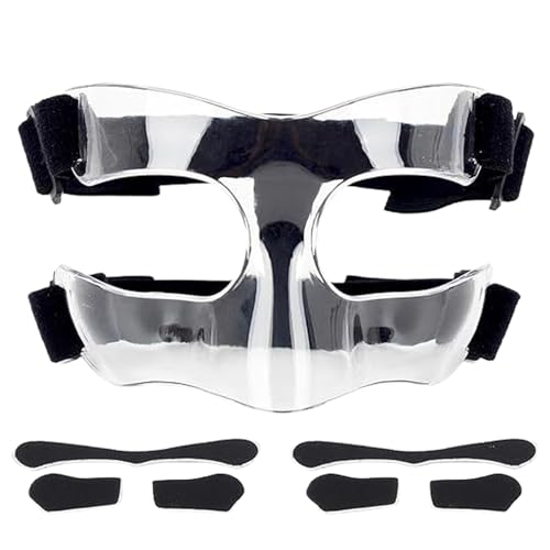 SYJHHWGS Sports Face Guards Nose Guard Basketball Face Football Training Face with Cushioning Pad