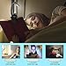 Jkjhbhged Book Light, Rechargeable Reading Light, 9 LED Book Light for Reading in Bed with 3 Brightness, Easy Clip on Reading Lamp