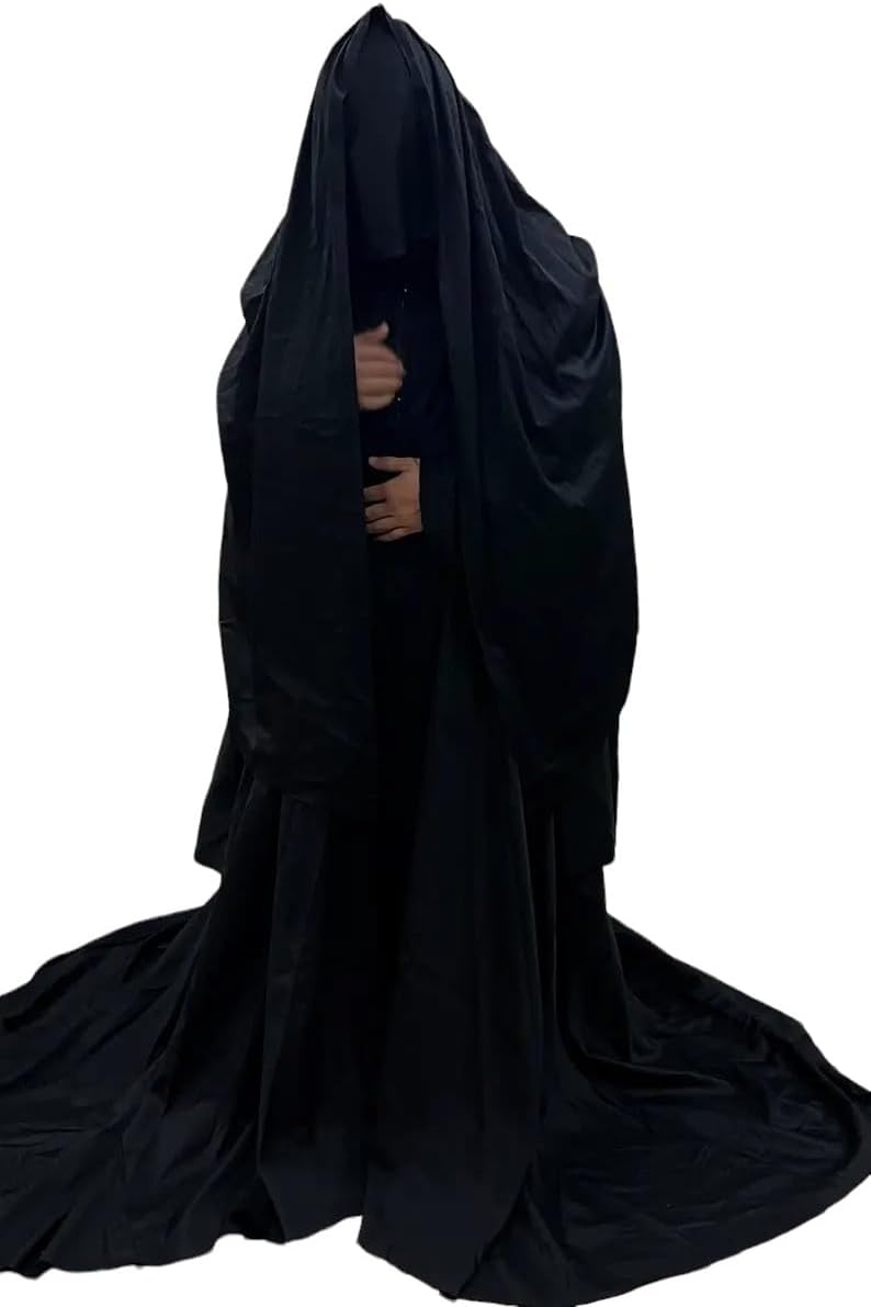 SKYNOTCH The Nazgûl Cloak Outfit Perfect Halloween Outfit Ringwraith Robes, Black Rider Gowns, Ring Wraith Costume Nazgul Costume Cosplay
