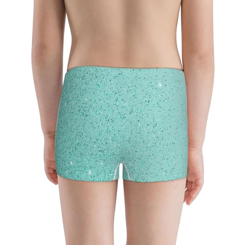 Boys' Cotton Boxer Brief Soft Underwear-Teal Turquoise Glitter3