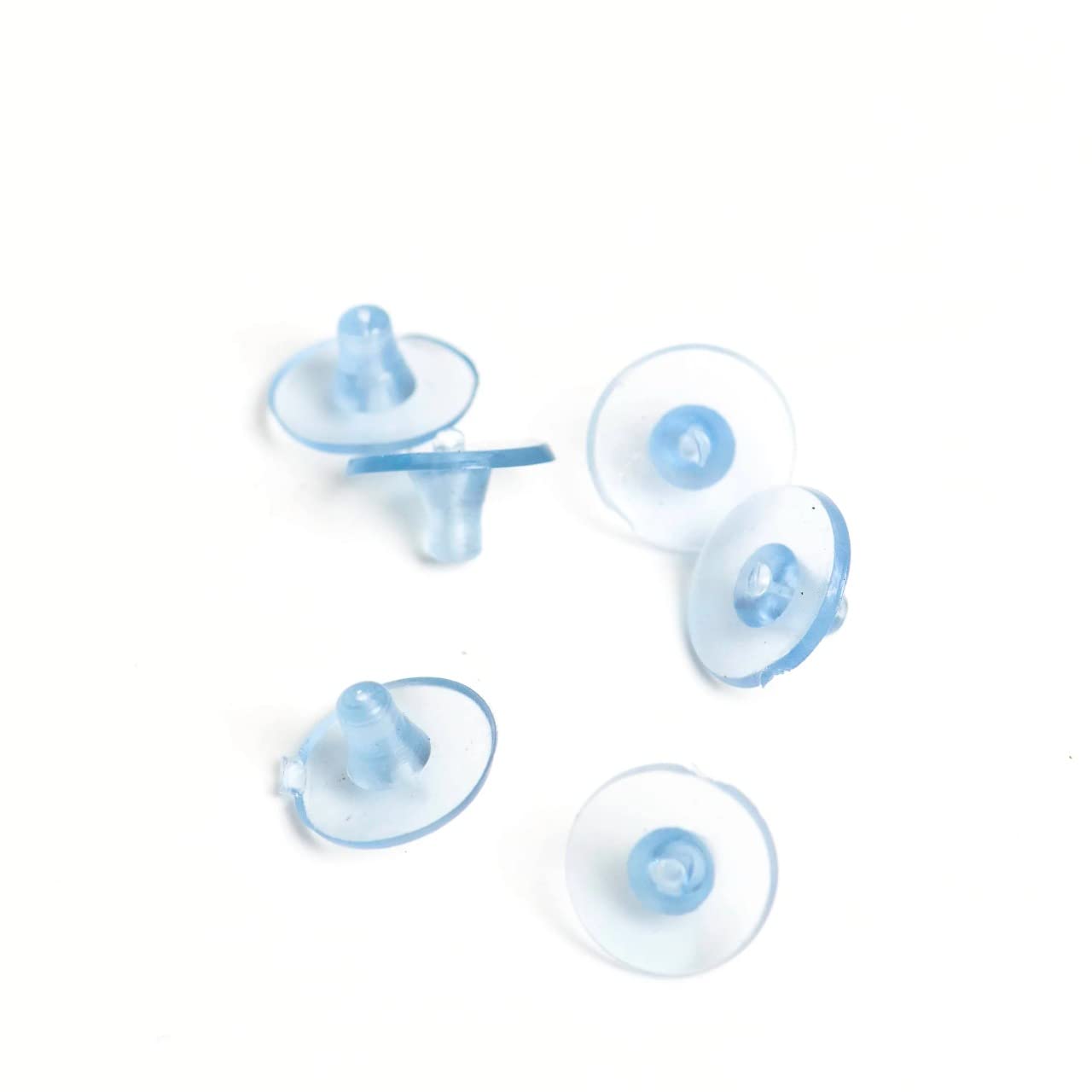 Size : 6mm 1440pcs Earring Safety Back Pads backstops Stopper