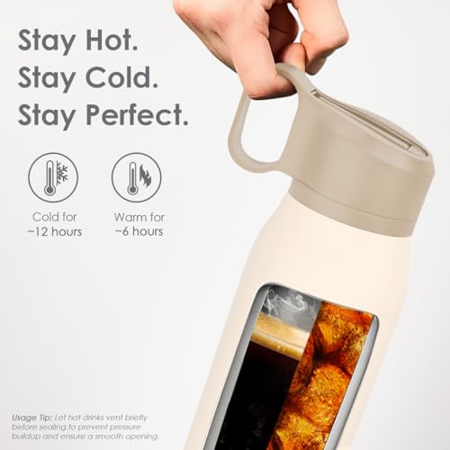Image of Best Mom Ever Water Bottle with Twist Lid Insulated Stainless Steel 20oz, Travel Water Bottles for Sports & Gym, Mom Gifts for Mothers Day Birthday Christmas