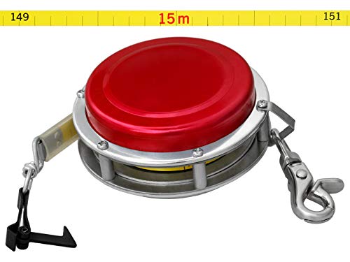 Foto von Sägenspezi Forstmaßband 15 Meter inkl. Umfangmaßband für Durchmesser Klapphaken