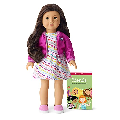 American Girl Truly Me - 18 Inch Truly Me Doll - Hazel Eyes, Dark-Brown Hair, Light-to-Medium Skin with Warm Undertones and Freckles - DN55