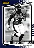 2021 Panini Instant Black and White Football #BW15 Javonte Williams Rookie Card