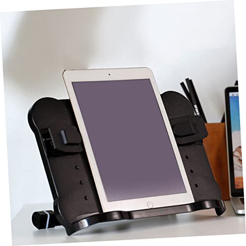 NUOBESTY 3 Pçs Ajustáveis ​​Para Estudantes Mesa Mãos Tablet Dobrável Clipes Pretos Suporte De Rack