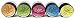 Lindy's Stamp Gang Magical Flat Set, 0.25-Ounce, Caribbean Cruise, 5-Pack