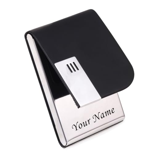 Image of Celebr8 Personalized Card Holder for Men | Credit, Debit, ATM & Visiting Card Holder | Corporate Gift for Office | Birthday Gift for Boyfriend | Wedding Gift for Husband | Gift for Friends