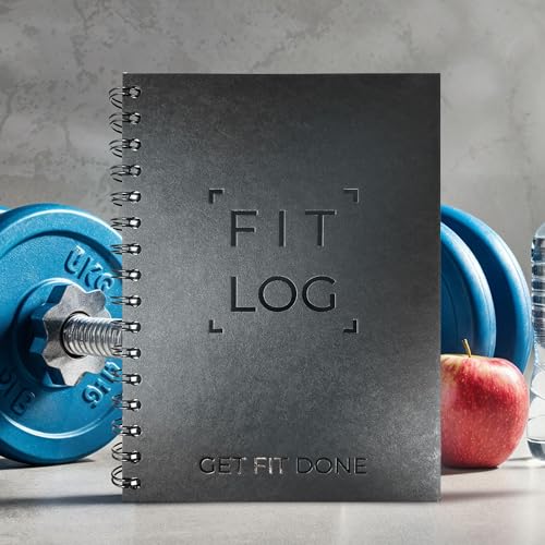 Cossac Fitness Journal & Workout Planner - Designed by Experts Gym Notebook, Workout Tracker,Exercise Log Book for Men Women
