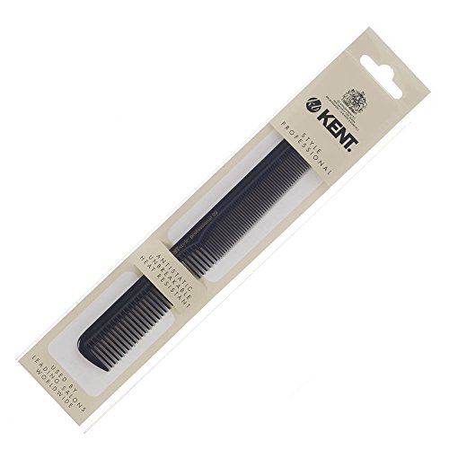 Kent Coarse/Fine Deep Toothed Cutting Comb, Black, 180mm - Image 4