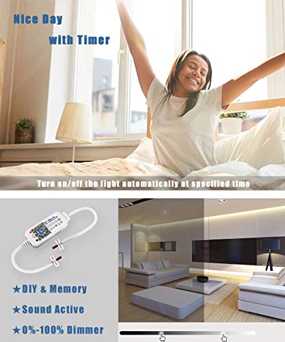 Kitasst Smart Dc 12V Dimmer Switch Kit For Led Rv Lights Interior, Halogen, Incandescent - Rv Accessories, Auto, Truck, Camper, Puck And Strip Lighting(1 Led Controller And 1 Touch Panel) #TOP2