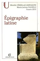 Epigraphie latine 2200217749 Book Cover