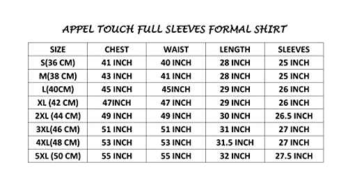 Image of Appel Touch Mens Regular Fit Formal Shirt