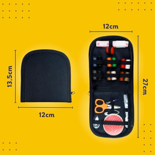 Kit Costura Linhas E Agulhas 33 Peças - Completo - Nybc