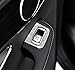 YUWATON Compatible with 2015-2021 Mercedes Benz C300 W205 GLC300 Bling Accessories Window Glass Lift Switch Button Rhinestone Decals