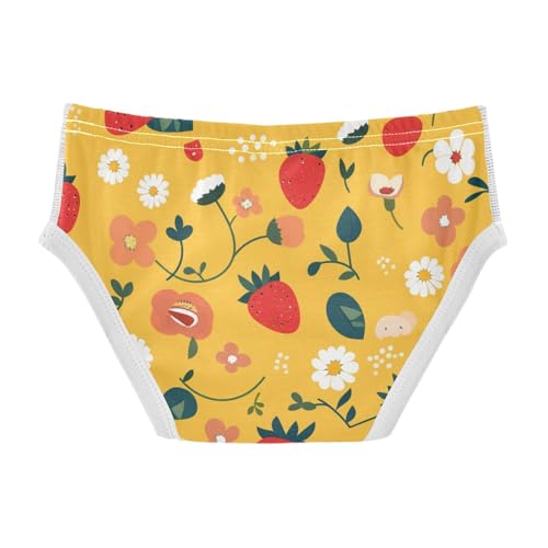 Vector Strawberry Pattern Design Boys Toddler Soft Kids Underwear Cute Children Undies2