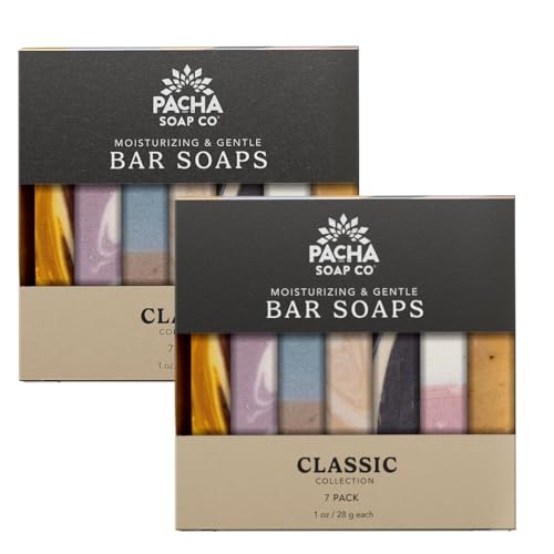 PACHA SOAP Variety Bar Soap Set 2 Pack | Classic Scents |...