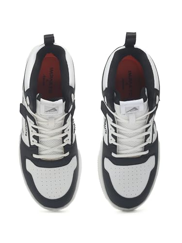 Image of Impakto Alpha Street Sneaker for Men | Lightweight & Soft Cushioned Insole | Padded Collar | High Top Streetwear Causal Shoes | Anti-Skid Sole | Lace-Up Shoes for Casual Outings,Walking & Gym