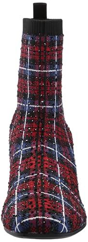 Bottine extensible anti douleur Kenneth Cole Rida maille rouge écossais