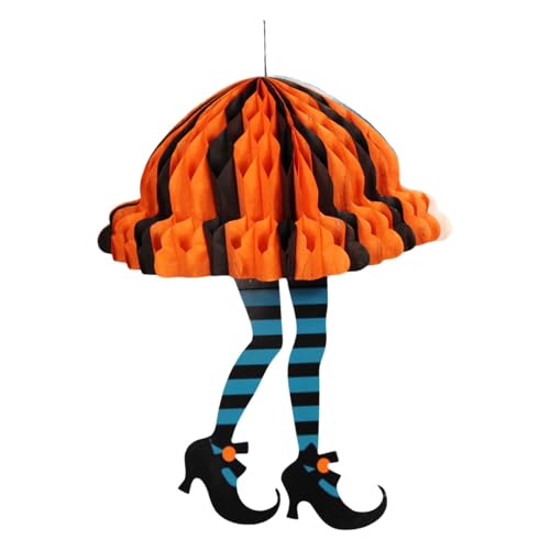 Piernas De Bruja Colgantes - Artículos Para Fiestas De Piernas De Bruja | Decoración Colgante De Patas De Bruja, Adornos De Panal De Halloween, Decoración Colgante De Patas De Bruja, Suministros Para