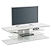 Produktbild Pharao24 TV Rack aus Weißglas und Stahl 140 cm breit