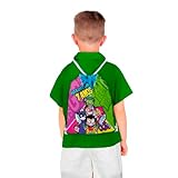 Mochilinha Bag Infantil Personalizado com Nome e Idade Guerreiros Titans Jovens (Mochilinha 20x30, Unidades, 01)