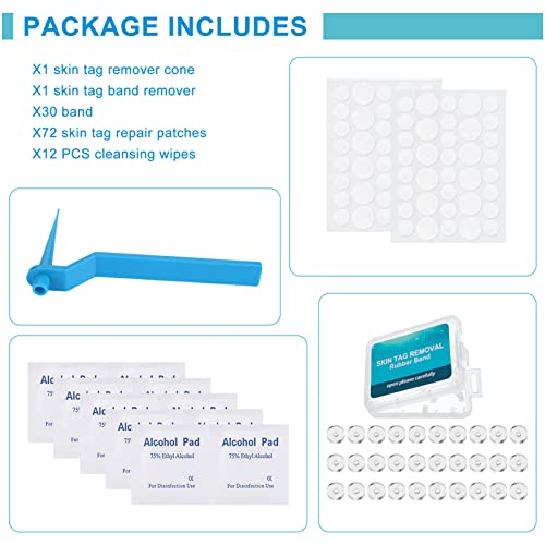 116 Stck Skin Tag Removal Patch Kit, Stielwarzen Entfernen schnell Entfernen Schnell Kit fr Gesicht, Hals und Krper - Image 3