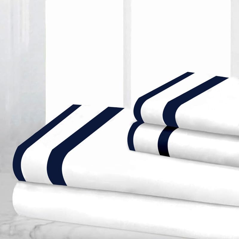 23 - White/Navy Blue