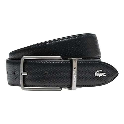 Lacoste Herren RC4002 Gürtel, Noir, 90 cm