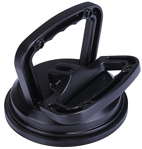 Geli Black Aluminum Suction Cup Duty Glass Lifting Tool 170 Lbs for Glass/Window/Mirror