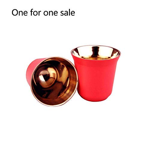 Dianoo Tazza Di Caffè Tazzine Espresso In Acciaio Inox Doppio Muro
