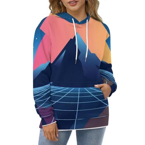 Sweat à capuche contre le froid pull unisexe rétro manche longue S - 5