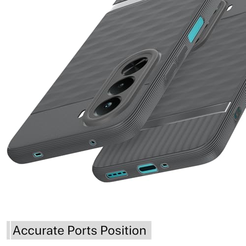 Image of Pikkme Back Cover for Realme P4x 5G Camera Protection 3D Hexa Cube Design Silicone Protective Bumper Case (Grey)