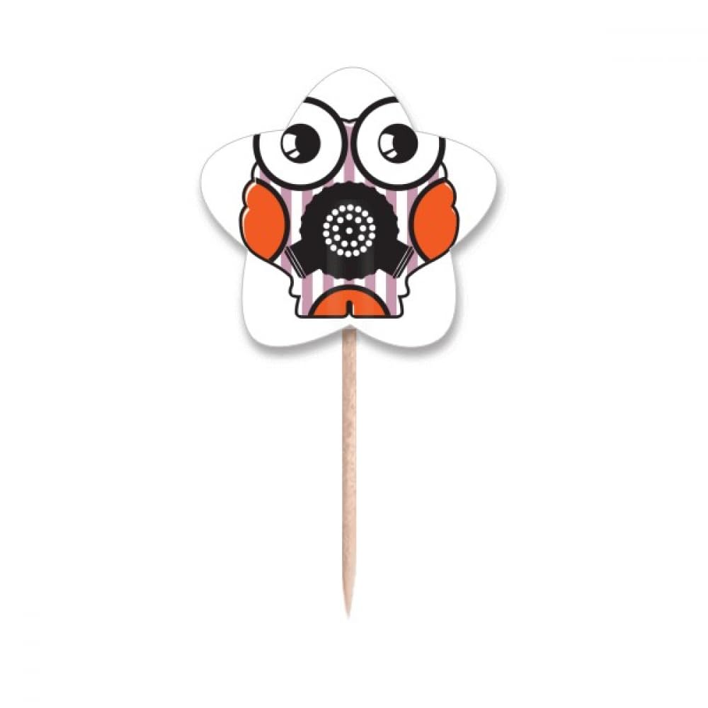 Drapeaux cure-dents alien pour buffet d'anniversaire enfant