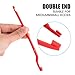 HZ Yihai Autumn 20 Pcs Fishing Hook Remover Tool, Fishing Disgorger Plastic Portable Unhook Extractor, Fishing Supplies, Fish Hook Remover Extractor(Red and Green)