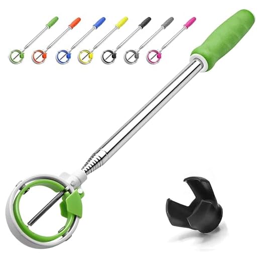 Golf Ball Retriever, Golf Ball Retriever Telescopic for Water with Spring Release-Ready Head, Ball Retriever Tool Golf with Locking Clip, Grabber Tool, Golf Accessories Golf Gift for Men(Green, 9ft)
