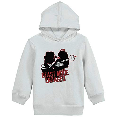 Beast Mode Engaged Popeye Boy Girl Hoodie Sweatshirts White