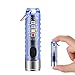 Cytteroa Mini lampe de poche LED ,Lampe de Poche de 400 Lumens Rechargeable lampe torche Aurora Lumière de Torche Magnétique Étanche IP65 USB Fluorescent Porte-clé Flashlight pour camping, urgence