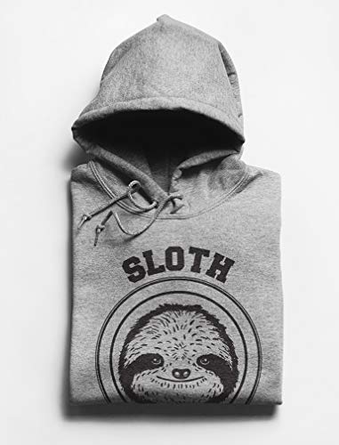 Sloth Running Team Hoodie Novelty Gifts For Women Funny Sweatshirts Hoodies Medium Grey #TOP11