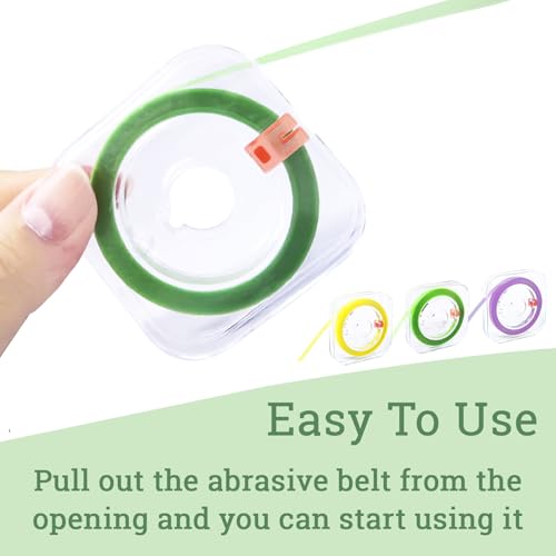 Zahnpolierstreifen, Zahnfeile, Zahnschleifwerkzeug, 3 Rollen