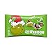 HERSHEY'S KISSES Grinch Milk Chocolate, Christmas Candy Bag, 9.5 oz