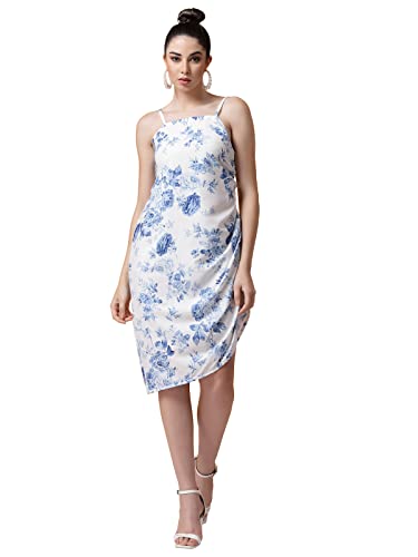 Image of OOMPH! Women's Crepe Sheath Knee-Length Dress
