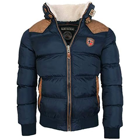 Geographical Norway Men's Quilted Winter Jacket Cover