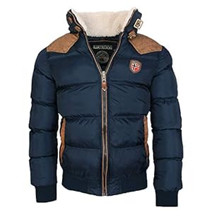 Geographical Norway Warm winterjack, gewatteerd designerjack voor heren