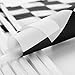 OOTSR 32ft Checkered Black and White Pennant Banner Racing Flags, and 30pcs Checkered Flags with Plastic Stick (8x5.5 Inch)